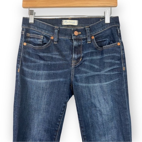 Madewell 9” Mid Rise Skinny Jeans Danny Wash Ankle length Style E0259 Sz 27 NWOT - Picture 2 of 16